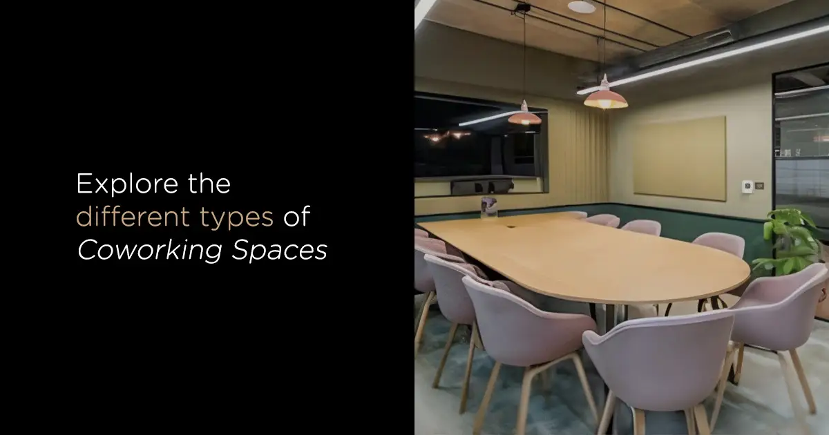 Different types of coworking spaces for diverse work styles